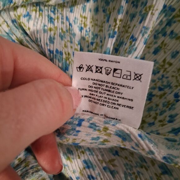 Faithfull the Brand Maud Midi Dress in Tilde Floral Print US Size 4 Preppy Work - Picture 11 of 11